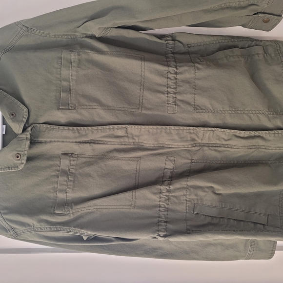 Olive Green Utility Jacket - Picture 2 of 8